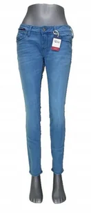 Jeansy Tommy Hilfiger Natalie DW0DW02408 rurki niski stan oryg. - W34/L30 - Spodnie damskie - miniaturka - grafika 1