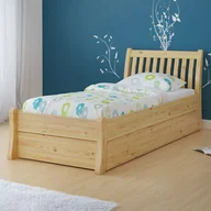 Łóżka - TARTAK MEBLE Łóżko TONJA TARTAK MEBLE drewniane Rozmiar 90x200 Wybarwienie Sosna Szuflada Tak PS2574_65652 - miniaturka - grafika 1