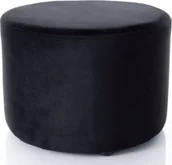 Pufy i podnóżki - Signal Puf DOTI A VELVET czarny bluvel - miniaturka - grafika 1