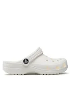 Buty dla chłopców - Crocs Klapki Classic Clog K 206991 Biały - miniaturka - grafika 1