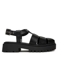 Sandały damskie - Sandały Steve Madden Market SM11003808 Czarny - miniaturka - grafika 1