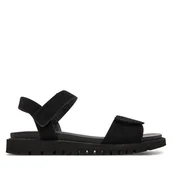 Sandały damskie - Sandały Ara 12-28114-01 Czarny - miniaturka - grafika 1