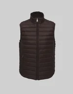 Kurtki męskie - kamizelka pikowana vestone classic fit brązowa - miniaturka - grafika 1