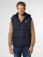 Kamizelki męskie - Tommy Jeans - Kamizelka puchowa męska, niebieski - miniaturka - grafika 1