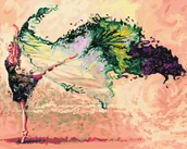 Malowanie po numerach - Twoje Hobby Malowanie po numerach. Wdzięk tańca 40 x 50 cm - miniaturka - grafika 1