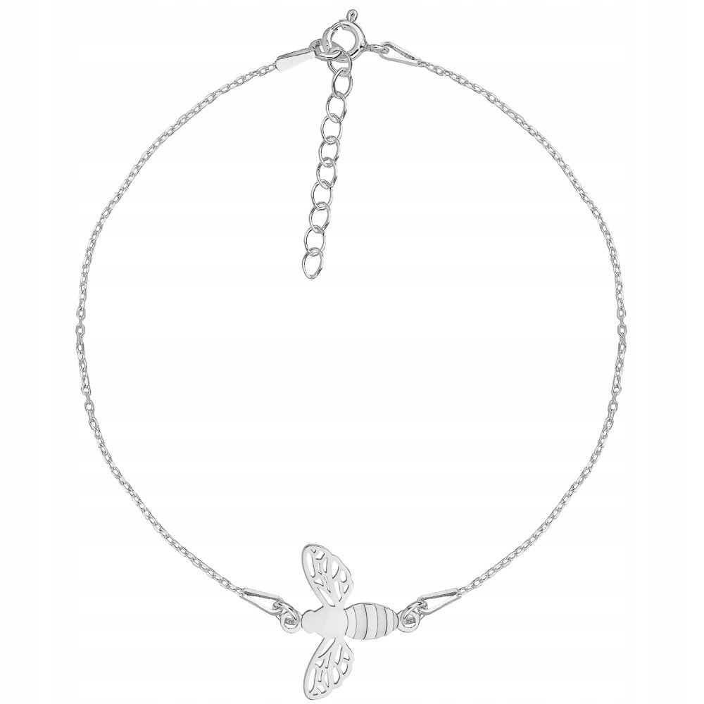 SREBRNA BRANSOLETKA PSZCZOŁA OSA SREBRO 925