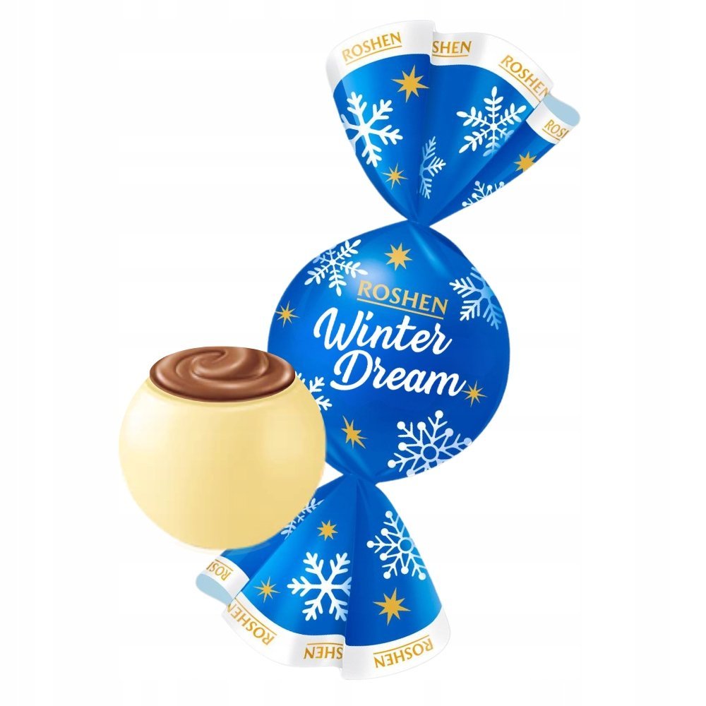 2 opakowania Cukierki Roshen Winter Dream cukierki 1 kg Roshen 1000 g