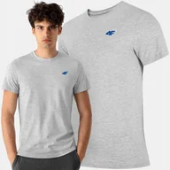 Koszulki męskie - Koszulka Męska 4f T-shirt Podkoszulek Bluzka Sportowa Na Co Dzień 1887 4xl - miniaturka - grafika 1