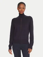 Swetry damskie - BOSS Golf C_Faghettini 50551356 Granatowy Regular Fit - miniaturka - grafika 1