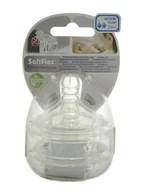 Smoczki uspokajające - Smoczek Nuby silikon 3 m+ - miniaturka - grafika 1