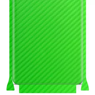 Folia naklejka skórka strukturalna na TYŁ+BOKI do Apple iPad 9.7 (2018) -  Carbon Zielony - apgo SKINS - Akcesoria do tabletów i e-booków - miniaturka - grafika 1