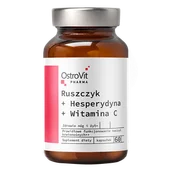 Witaminy i minerały - OstroVit Pharma Ruszczyk Hesperydyna Vit C 60kaps. Kwas L-askorbinowy - miniaturka - grafika 1