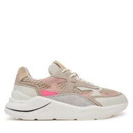 Sneakersy damskie - Sneakersy D.A.T.E. Fuga W421-FG-ET Brązowy - miniaturka - grafika 1
