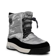 Buty dla dziewczynek - Pepe Jeans London Ocieplane śniegowce | z dodatkiem skóry - miniaturka - grafika 1