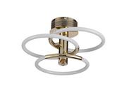 Lampy sufitowe - Auhilon Selvini LED lampa sufitowa 3-punktowa złota JX2018-3A GOLD - miniaturka - grafika 1