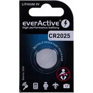 Baterie i akcesoria - EverActive Bateria litowa mini CR2025 1 sztuka CR2025 - miniaturka - grafika 1