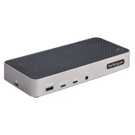 Stacje dokujące i replikatory portów - StarTech 116E-USBC-DOCK stacja dokująca Przewodowa USB 3.2 Gen 2 (3.1 Gen 2) Type-C Szary, Srebrny - miniaturka - grafika 1