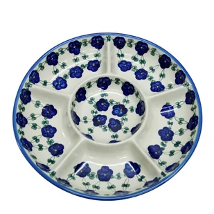 Ceramiczna półmisek dzielony Ceramika Bolesławiec - Miski i półmiski - miniaturka - grafika 1