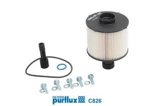 FILTR PALIWA PURFLUX C826 PU9011ZKIT DACIA DOKKER, LODGY, LOGAN C826 - Filtry paliwa - miniaturka - grafika 1