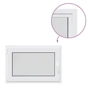 Tablice i flipcharty - vidaXL Okno piwniczne RISOR 90x70 cm uchylno-rozwierne DIN lewe białe - miniaturka - grafika 1