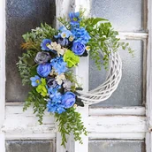 Dekoracje domu - Wianek wiosenny - miniaturka - grafika 1