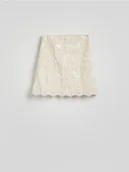 Spódnice - Reserved - Spódnica z haftem - złamana biel - miniaturka - grafika 1