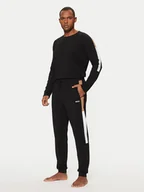 Piżamy męskie - BOSS Piżama Balance 50535718 Czarny Regular Fit - miniaturka - grafika 1