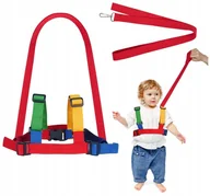 Zabezpieczenia dla dzieci - Smycz Szelki Bezpieczeństwa dla Dzieci Spacerowe do Chodzenia Czerwone - miniaturka - grafika 1