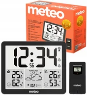 Stacje pogodowe - Bezprzewodowa Stacja Pogody Pogodowa Budzik Zegar Barometr Pogodynka Dcf - miniaturka - grafika 1