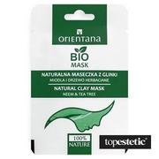 Maseczki do twarzy - Orientana Natural Mask Naturalna maseczka z glinki - Neem i drzewo herbaciane 10 ml - miniaturka - grafika 1