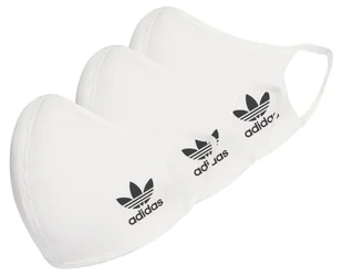 Maseczka ochronna ADIDAS biała M/L - 3 PAK - Maseczki antysmogowe - miniaturka - grafika 2