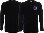 Odzież robocza - Promostars LPP - Koszulka ratownicza PRM PAŃSTWOWE RATOWNICTWO MEDYCZNE męska z długim rękawem czarna - miniaturka - grafika 1