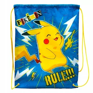 WOREK NA BUTY PIKACHU POKEMON RULE 40x33cm - Worki na buty - miniaturka - grafika 1