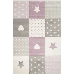 Dywan Pastel Kids 20339 lila 200x290 cm 24h - Dom i wnętrze OUTLET - miniaturka - grafika 1