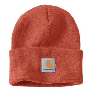 Czapka zimowa Carhartt Acrylic Watch Hat A18 Desert Orange - Czapki damskie - miniaturka - grafika 1