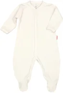 Pajacyki dla niemowląt - PAJAC pajacyk z BAWEŁNY ORGANICZNEJ certyfikat GOTS BIAŁY r 62 KLEKLE - miniaturka - grafika 1