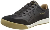 Trampki męskie - Skechers 237350 Blk, Trampki męskie, Czarna skóra, 48 EU - miniaturka - grafika 1