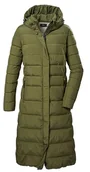 Płaszcze damskie - G.I.G.A. DX Damski pikowany płaszcz/płaszcz zimowy z kapturem GW 19 WMN QLTD CT, oliwkowo-zielony, 40, 41853-000 - miniaturka - grafika 1
