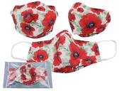 Maseczki ochronne i antywirusowe - Maseczka ochronna - Maki (CARMANI) - miniaturka - grafika 1
