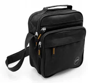 Torby męskie - TORBA MĘSKA listonoszka na ramię 22 CZARNA - miniaturka - grafika 1