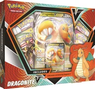 Czasopisma - Zestaw karty Pokemon TCG: V Box Dragonite - miniaturka - grafika 1