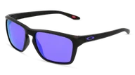 Okulary przeciwsłoneczne - Oakley Okulary przeciwsłoneczne SYLAS Matte Black, Prizm Deep Water Polarized OO9448-27 - miniaturka - grafika 1