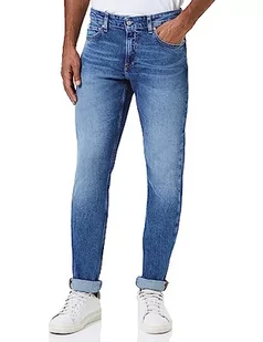 Calvin Klein Jeans Spodnie męskie slim, Dżinsowa średnia, 29W / 30L - Spodnie męskie - miniaturka - grafika 1