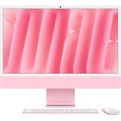Zestawy komputerowe - Apple iMac 24 M4/16GB/256/MacOS Retina 4,5K Różowy 8R GPU - miniaturka - grafika 1