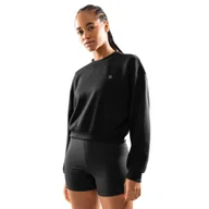 Bluzy sportowe damskie - Bluza treningowa crop top dla kobiet Fitness Siroko Studio - miniaturka - grafika 1