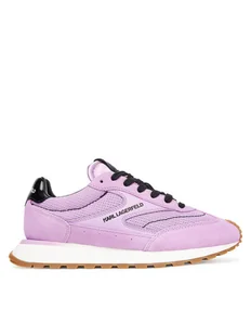 KARL LAGERFELD Sneakersy KL61124E Fioletowy - Sneakersy damskie - miniaturka - grafika 1