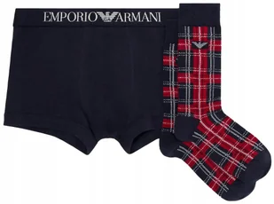 EMPORIO ARMANI UNDERWEAR ORYGINALNE BOKSERKI + SKARPETKI BOX ROZMIAR L - Majtki męskie - miniaturka - grafika 1