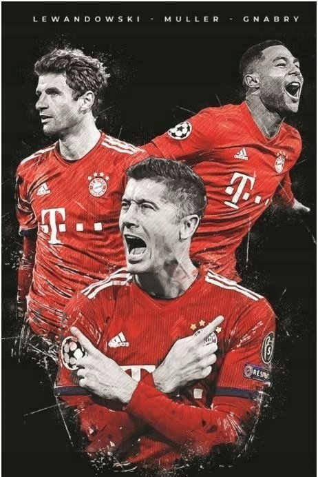 PODKŁADKA POD MYSZ Nadruk 22x18cm Bayern Robert Lewandowski Tekst Prezent
