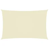 Parasole ogrodowe - vidaXL Prostokątny żagiel ogrodowy, tkanina Oxford, 2x5 m, kremowy 135204 - miniaturka - grafika 1