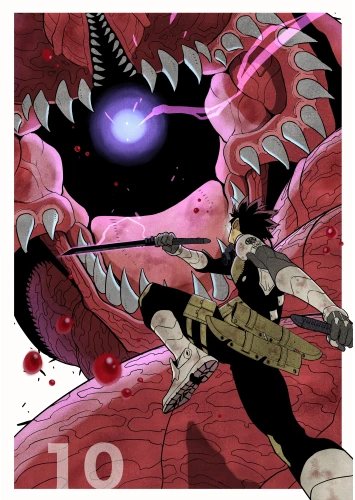 Plakat Anime Kaijuu 8-gou KAI8_089 A2 (custom)